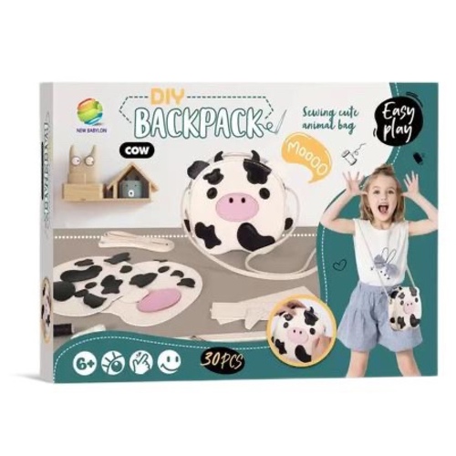 34988/Shanta Panda - Sewing cute animal bag. For 6+ ages.