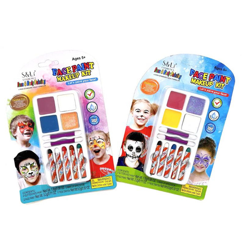 2001G/FACE PAINT MAKEUP KIT - FACE PAINT MAKEUP KIT FOR 5+ AGES