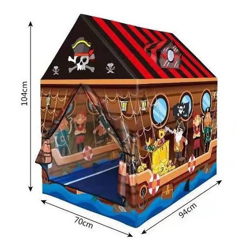 995-7096B/Pirate house tent - Pirate House tent for kids for  age 1 year+Product  Size: 94x70x104 cm