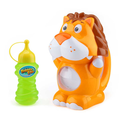 الأسد الممتع - Bubbles machine  lion bubbles machine For kids 1 +