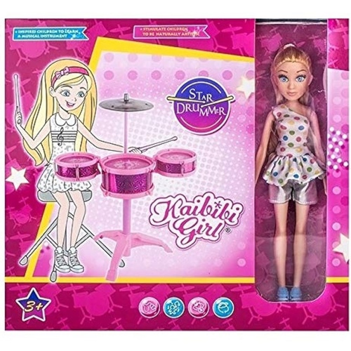 bld210/Doll Drummer Set - Doll with Drums Age : +3 years