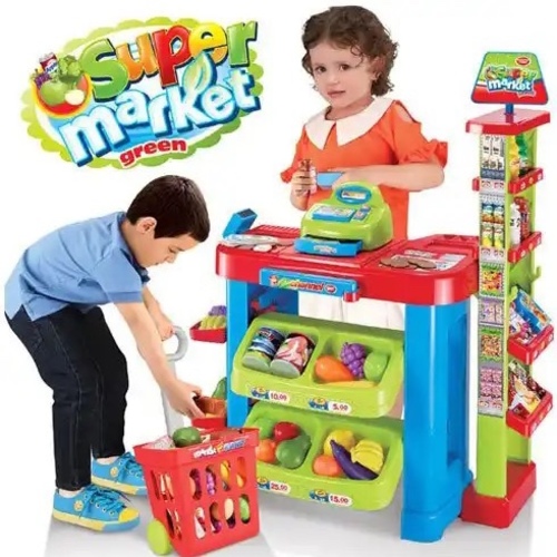 SUPERMARKET/008-85/VS0753 - LET THE CHILDREN PLAY HAPPILY AND FEEL ASSURED! FOR 3+ AGES SIZE: 60.5X38X80CM