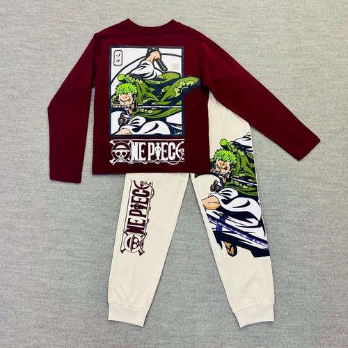 COTTON PAJAMA/W23-BOYPJSET17 - Children's Pajama Two pieces of cotton pajama for children