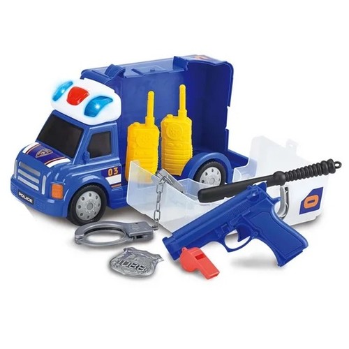 POLICE STORAGE-VS0676 - Police storage push and play for 3+ ages