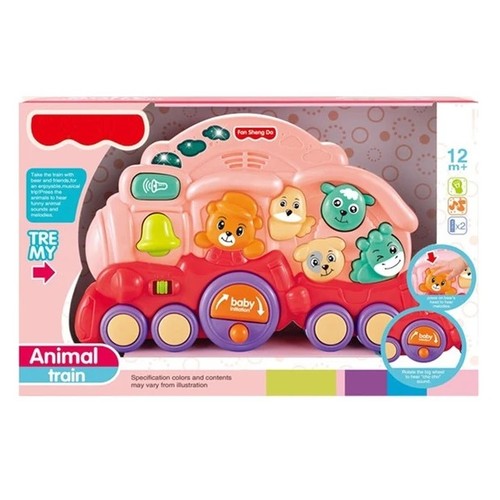 ANIMAL TRAIN-VS0541 - BABY TRAIN LIGHT+MUSIC WARDI
FOR 12m+