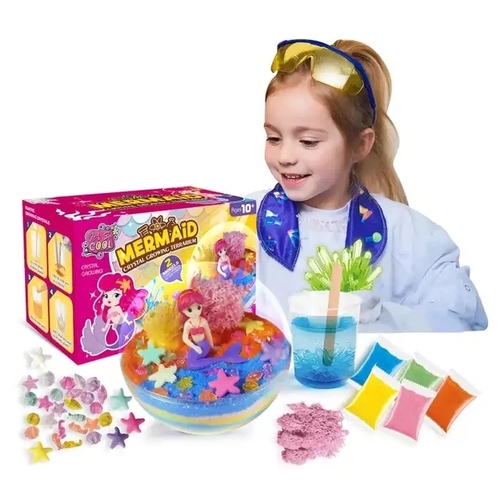 MERMAID CRYSTAL/660-44 - MERMAID CRYSTAL GROWING TERRARIUM
FOR 10+ AGES