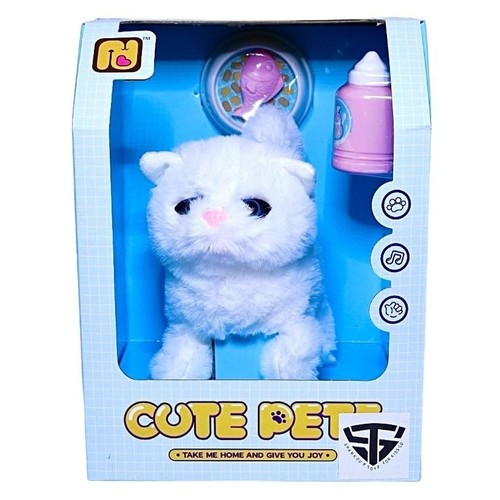 7102-11/CUTE PETS  (CAT) - SMART CUTE SERIES ACCOMPANY YOU GROW HAPPY EVERYDAY!
 INTERACTIVE PET PLAYMATE 
 TAKE ME HOME AND GIVE JOY