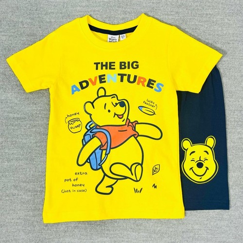 WTP27A/THE BIG ADVENTURE PAJAMA - WINNIE THE POOH BOYS SHORT SET