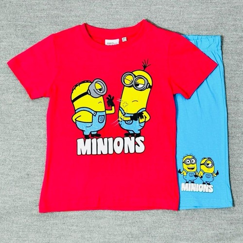 MIN77/KIDS PAJAMA - MINIONS T-SHIRT AND SHORT SET