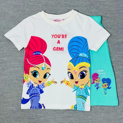 SHS65/KIDS PAJAMA - SHIMMER AND SHINE T-SHIRT AND SHORT