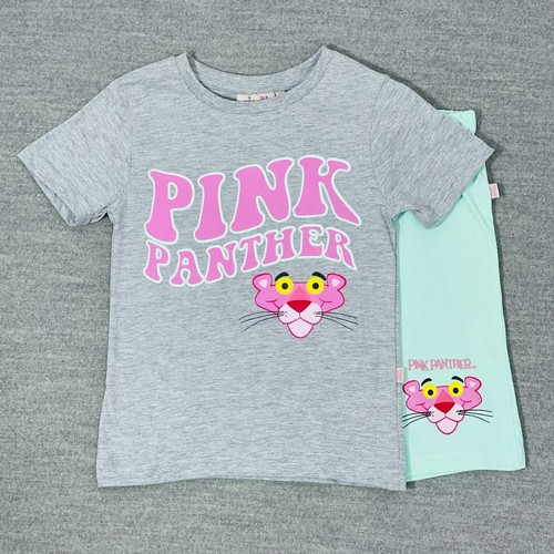 PNP29/KIDS PAJAMA(pinkpanther) - PINK PANTHER T-SHIRT AND SHORT SET