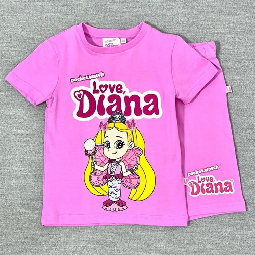 LD79/KIDS PAJAMA - DIANA T-SHIRT AND SHORT SET