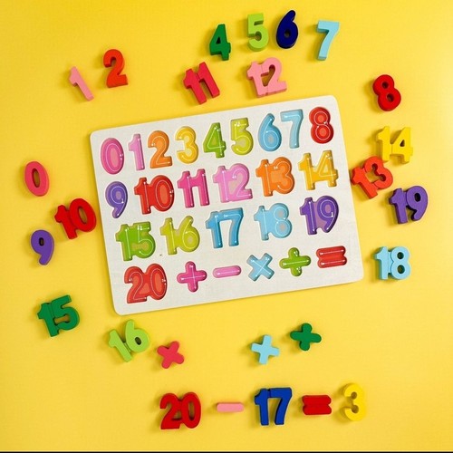 NUMBER PUZZLE-VWY511 - NUMBERS WOODEN ITEM
FOR 3+ AGES