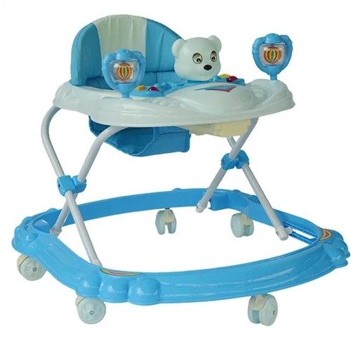 W1321/BABY WALKER - -Foldable frame, easy carrying -Multi-level for height adjustment -Equipped with multi-function toys with can Play many kinds of animal sound and music -Fixable base Suitable for 6-12 months