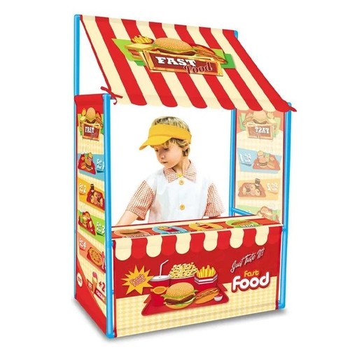 FAST FOOD-VS0736 - FOOD CART SET FOR 3+ AGES