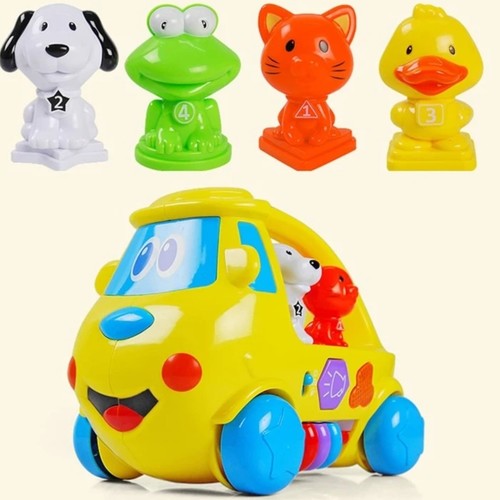 BABY TOY CAR-VS0798 - PUZZLE TOYS *BRILLIANT LIGHTS *HAPPY MUSIC *EXPLORE AND RECOGNIZE *PUZZLE EARLY EDUCATION *TACTILE TRAINING FOR 6m+