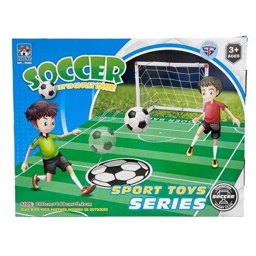 SOCCER FIELD-VS0872 - SOCCER FIELD SPORT TOYS  SIZE: 200CMX140CMX0.2CM FOR 3+ AGES