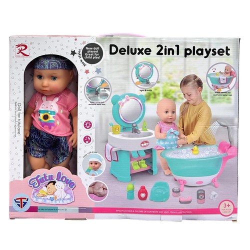 DELUXE 2IN1 PLAYSET-VS0071 - DOLL 2 IN 1 PLAYSET
FOR 3+ AGES