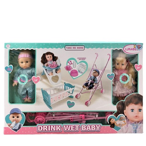 DOLL SET-VS1206 - DOLL SET
WITH SOUNDS AND ACCESSORIES INCLUDED
FOR 3+ AGES