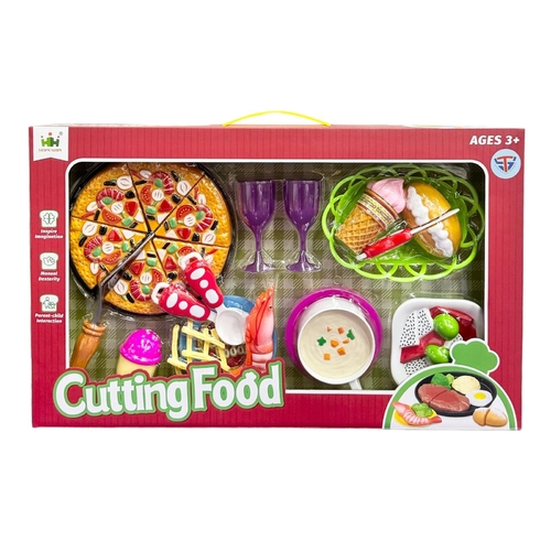 PIZZA SET-VS1378 - CUTTING FOOD FOR 3+ AGES