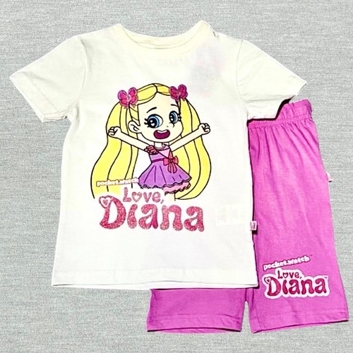 LD80/KIDS PAJAMA - DIANA T-SHIRT AND SHORT SET