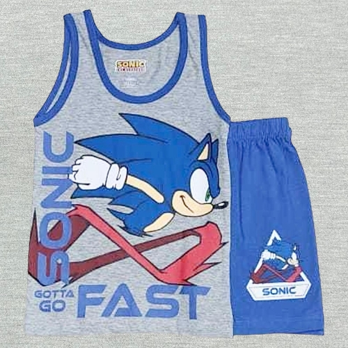 SONIC VEST AND SHORT SET/HMS23-SS-B04