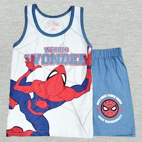 KIDS VEST AND SHORT SET/HMS23-SS-B11