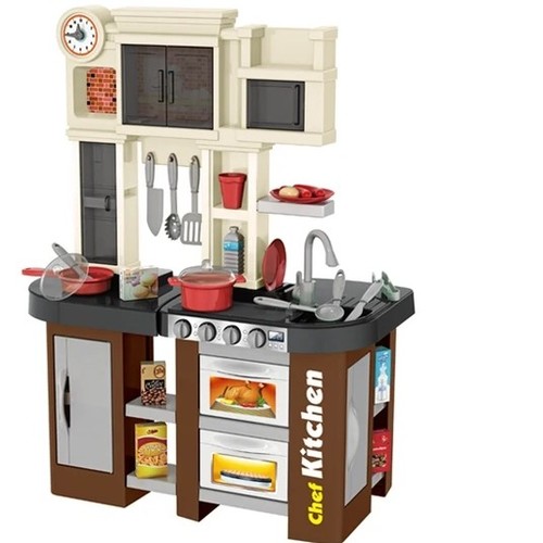 KITCHEN SET-VS1575 - Kitchen
  big play set brown with light/music/water
For 3+ ages