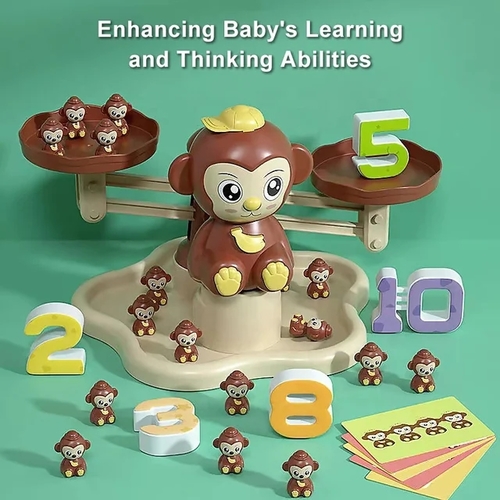 MATH BALANCE-VS0213 - MONKEY MATH BALANCE FOR 6+ AGES