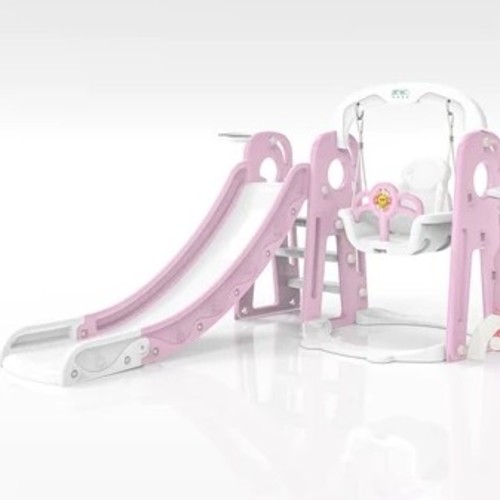 PLASTIC SLIDE + SWING-ZK03102 - PLASTIC SLIDE + SWING SIZE: 175*120*106m