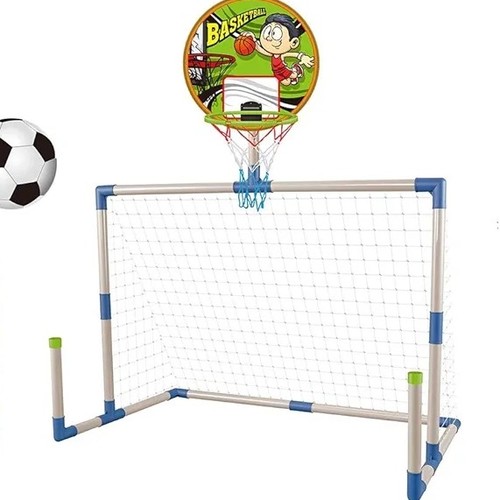 3IN1 BASKETBALL-AB265 - BASKETBALL FOOTBALL RING TOSS GAME SET FOR 3+ AGES