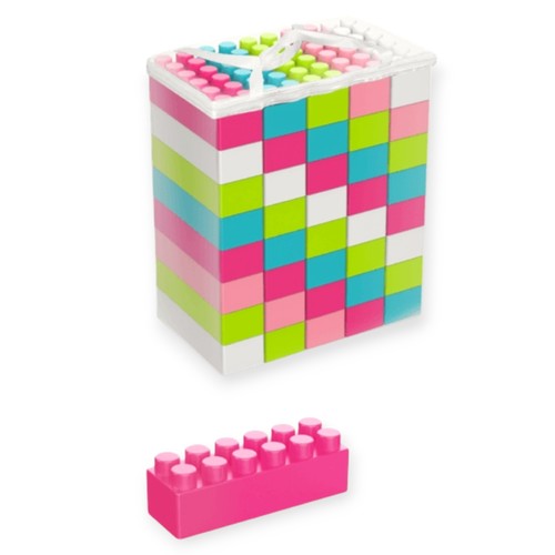 BLOCKS-VS1733 - BLOCKS PINK 40 PCS