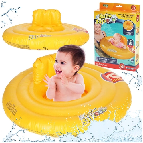 BABY POOL-32096 - BABY SWIM FLOAT RING INFLATABLE SEAT 6-18 MONTHS