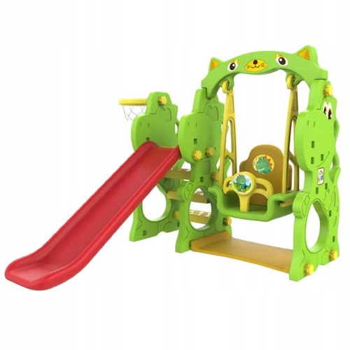 KIDS SLIDE AND SWING SET/CHD-171 (TB-202) - dino slide with swing size: 160(L)x 163(W)x 126(H) cm