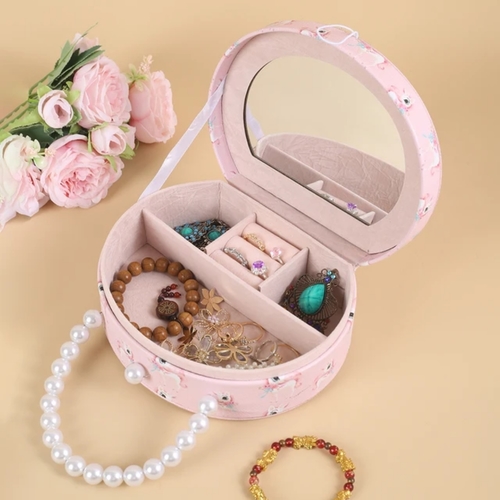 JEWELRY BOX-VS2301 - ACCESSORIES ROUND SHAPE FOR 3+ AGES