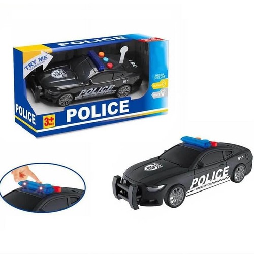 POLICE CAR-VS2374 - F/P POLICE CAR WITH LIGHT AMD MUSIC FOR 3+ AGES