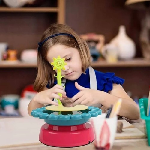 POTTERY MACHINE-VS2329 - SUNFLOWER POTTERY MACHINE FOR 3+ AGES