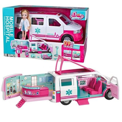 VEHICLE TRANSFORM-VS1797 - EMERGENCY VEHICLE TRANSFORMS INTO CARE CLINIC  FOR 3+ AGES