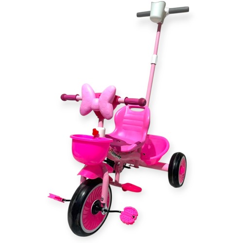 MINNIE TRICYCLE/JH-577M - MINNIE TRICYCLE WITH HANDLE WITH LIGHT AND MUSIC