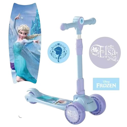 FROZEN SCOOTER-606A - SCOOTER WITH HIGH ADJUSTMENT WITH MUSIC AND LIGHT