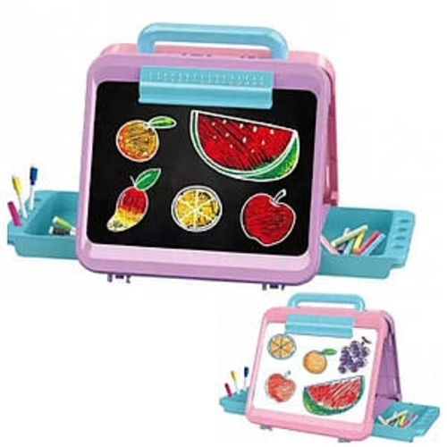DRAWING BOARD/YM-66 - MAGNETIC BOARD STAND DRAWING TOYS DRY ERASE BOOKS CHILDREN EASEL MAGIC FOLDABLE KIDS PAINTING WRITING TOY FOR 3+ AGES