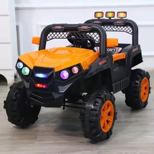 CHILDREN CAR/FLT-106P - -Freezing Mode Using Remote Control
-Remote Control ( 3 Speed Levels)
-Songs and Horn (Built-in)
-Front and Back Lights
-Swing (Up and Down)
-Start Engine Button
-Memory Card
-Doors Lock
-Safety Belt
-Bluetooth
-3 Motors
-2 Seats
-USB
-AUX