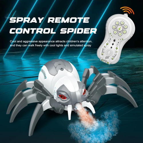 SPIDER SPRAY-VS0600 - B/O ANKABOT SPRAY WITH LIGHT AND SOUND FOR 8+ AGES