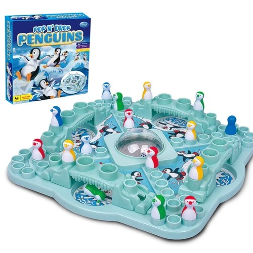 POP N' DROP PENGUINS/707-36 - International Playthings Game Zone Pop 'n Drop Penguins - Classic 