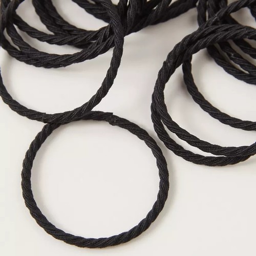 HAIR TIE - ELASTICATED HAIR TIE-SET OF 10