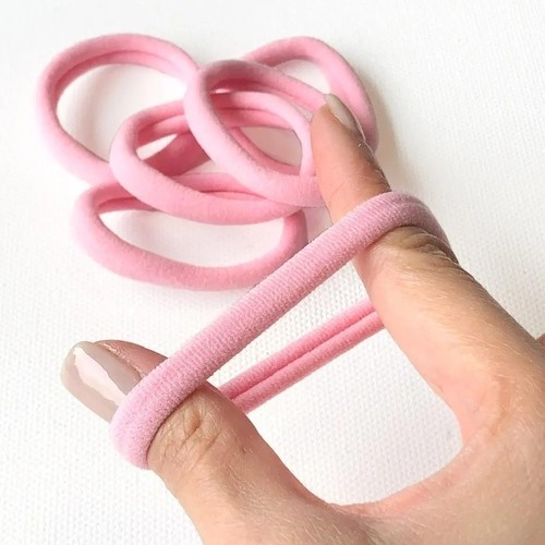 HAIR TIES - 6 pieces of this hair ties suitable for babies, toddlers and little girls.Perfect and safe for baby hair