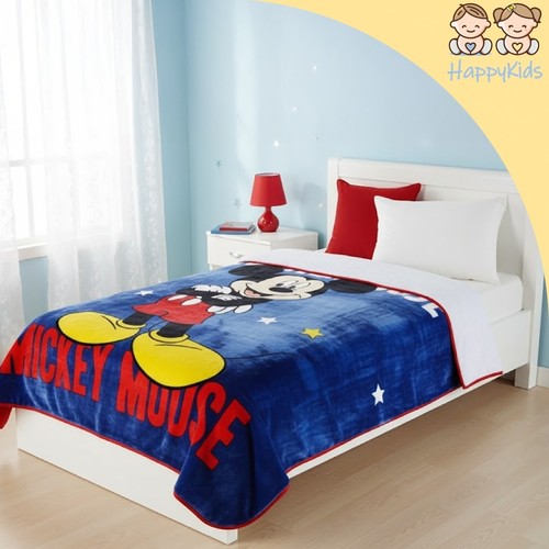 2022 DISNEY BLANKET - Disney Characters Single Layer Blanket with Soft Fur Inside, 220*160cm - 101