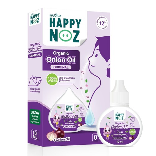 Happy Noz Organic Onion Oil - Original - Happy Noz Organic Onion Oil is a great refill to extend the lifespan of your Onion Sticker Patches! Simply drip a few drops onto the patch.