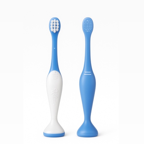 TOOTHBRUSH - About Kindee Toothbrush (1-6 Year old)Kindee believes that outdoor 
play is essential to your children's development. They provide 100% 
natural and organic products that have been meticulously tested for 
their protection and nourishment. Bid bye-bye to what's buggin' your 
baby safely and gently with Kindee.
The Kindee 
Toothbrush cleans little teeth gently with extra-soft bristles perfect 
for ages 1-6. Its BPA-free design features an ergonomic handle for tiny 
hands and can even be sterilized in UV devices. Mama, make brushing 
stress-free with this colorful, safe toothbrush that protects both gums 
and smiles.