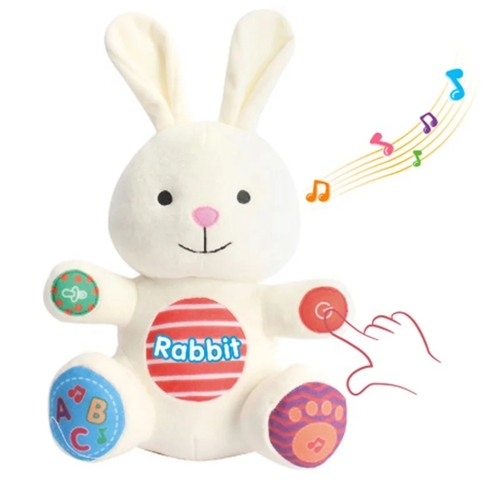 PLUSH RABBIT-VS2406 - Baby sleep soothing Plush rabbit with music
For 3 months